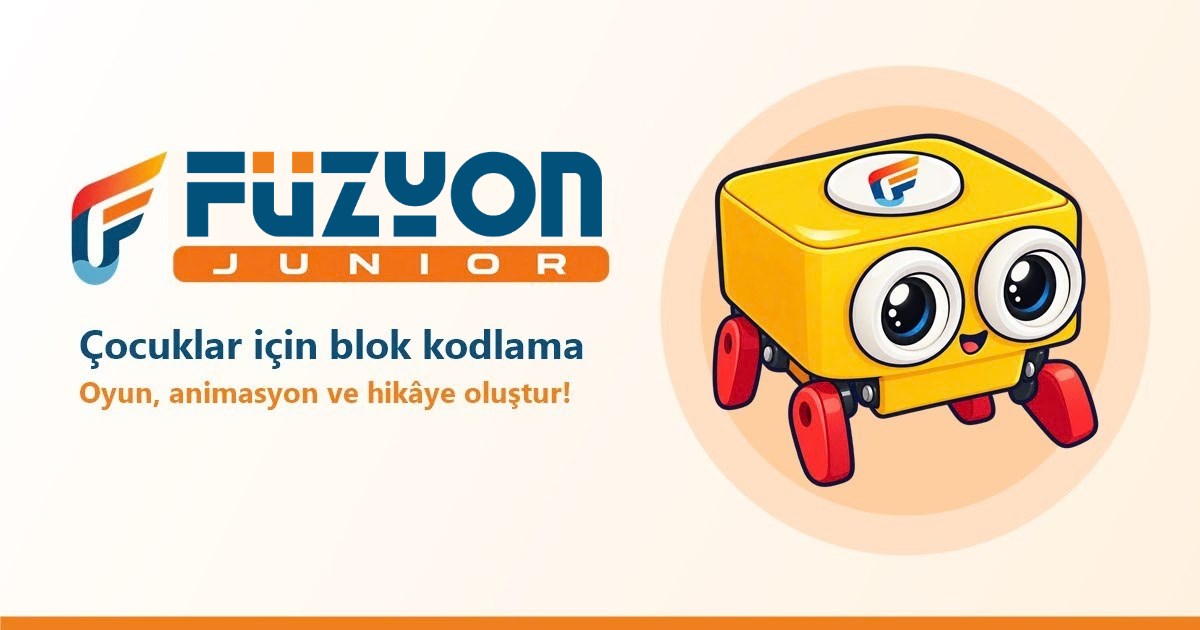 Füzyon Junior kodlama ekranı